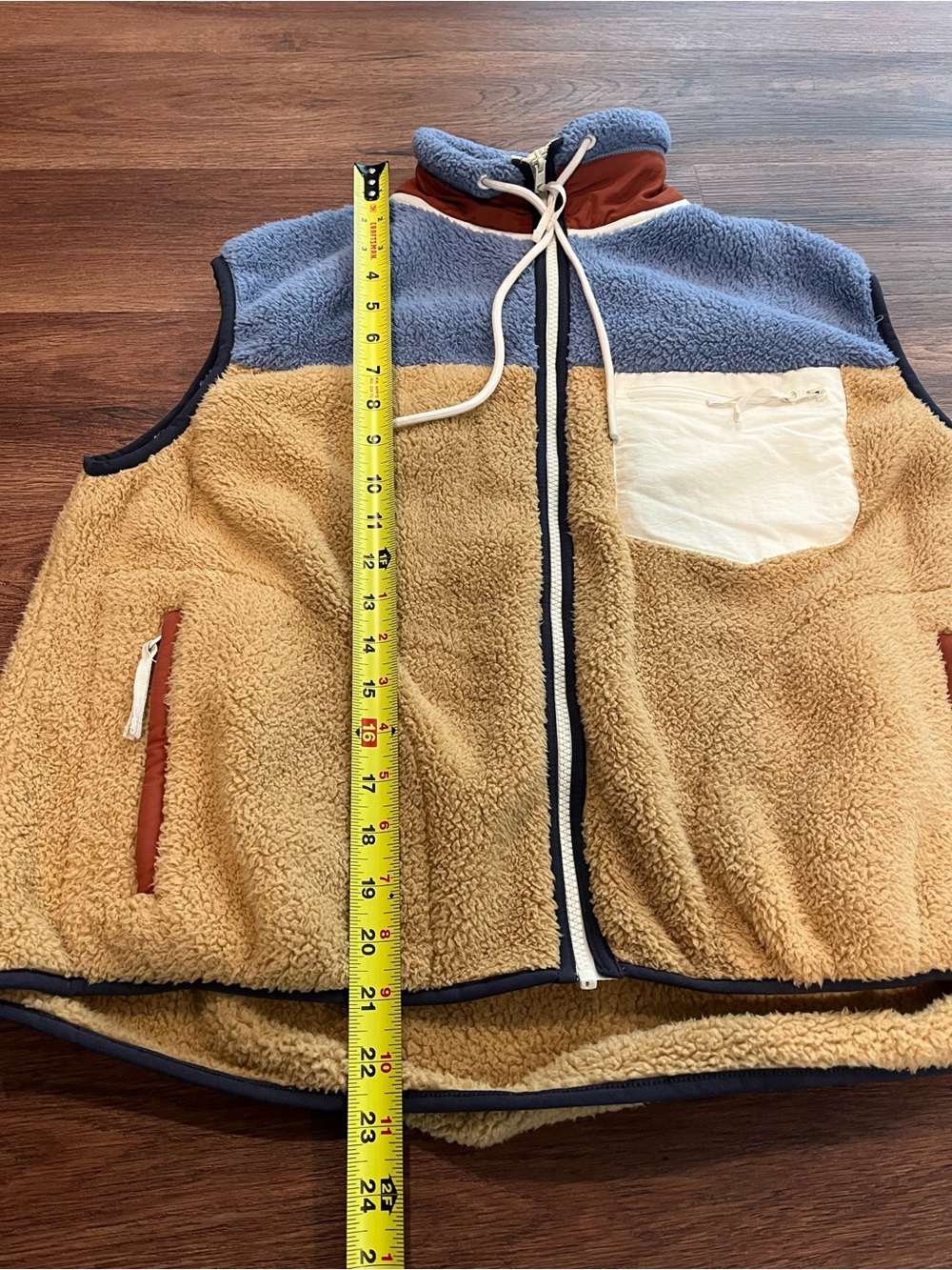 THE GREAT OUTDOORS The Plush Colorblock Terrain Vest Sherpa Women's Small - Picture 12 of 13